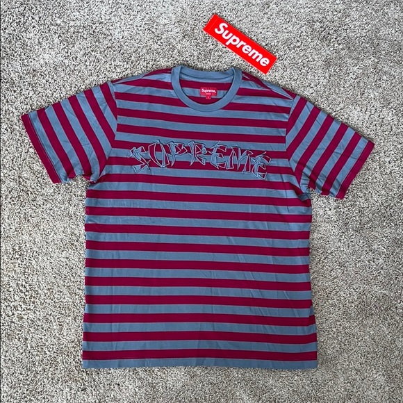 Supreme | Stripe Appliqué S/S Top - Picture 9 of 9